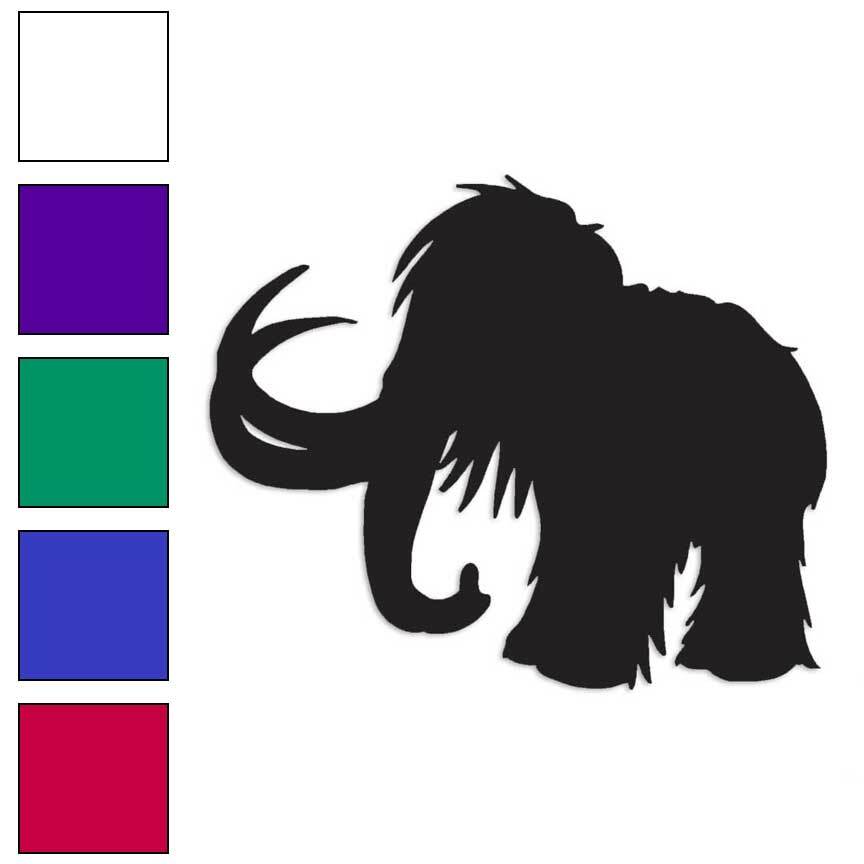 Mastodon Mammoth, Vinyl Decal Sticker, Multiple Colors & Sizes #757