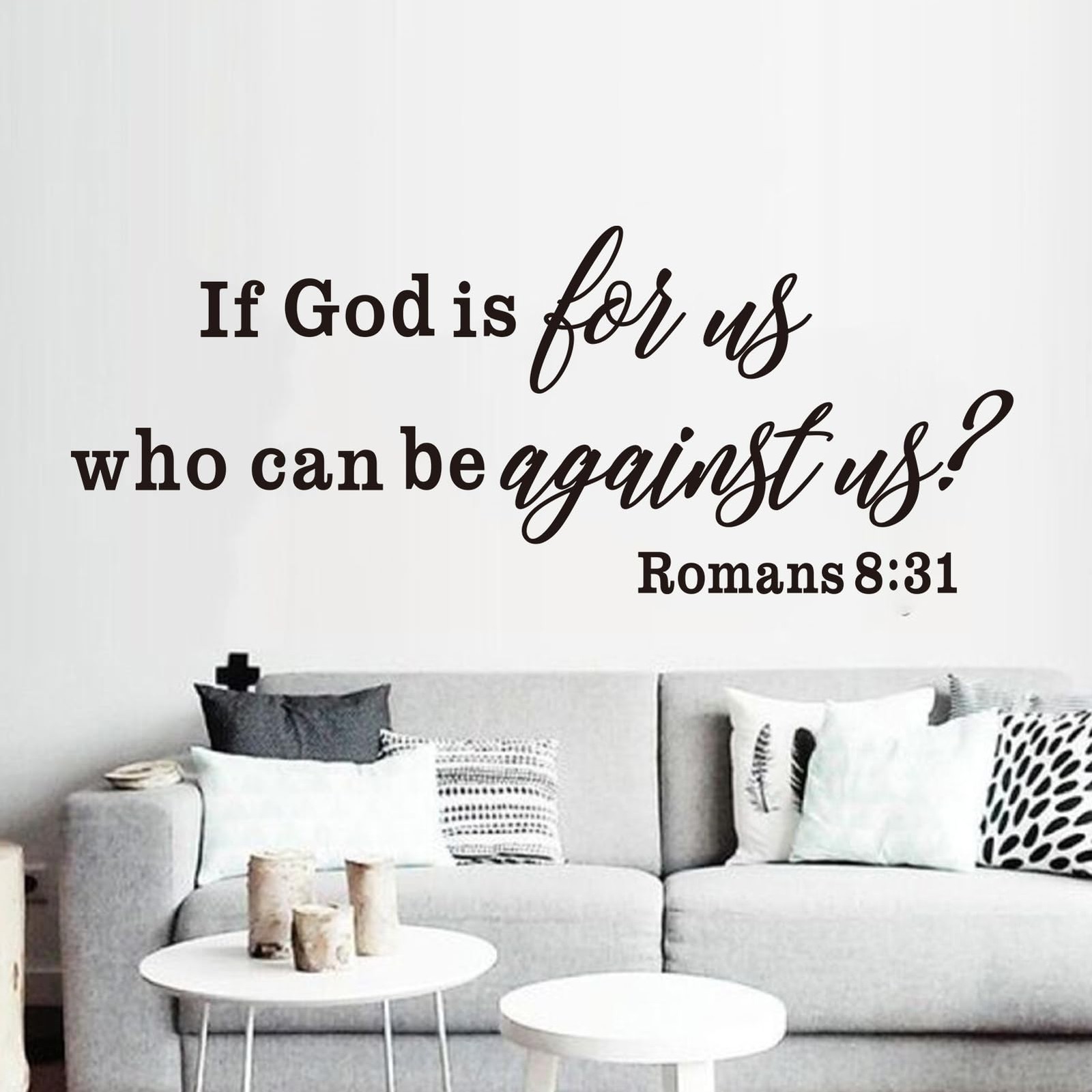 Bible Verse Wall Stickers for Bedroom: Christian Quotes Inspirational Living …