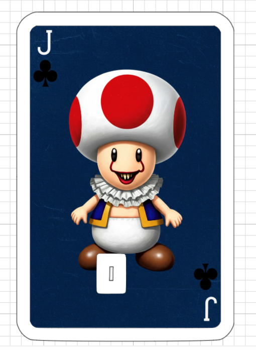 Pennywise Super Mario Credit Debit ATM Card Skin Sticker Toad Peach King Horror