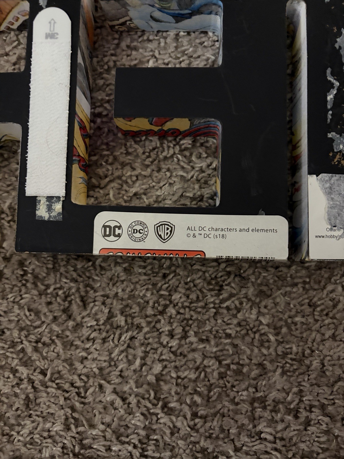 Official Dc "Comic Walls" Hero Rare Man Cave Art Movie Room Batman Superman