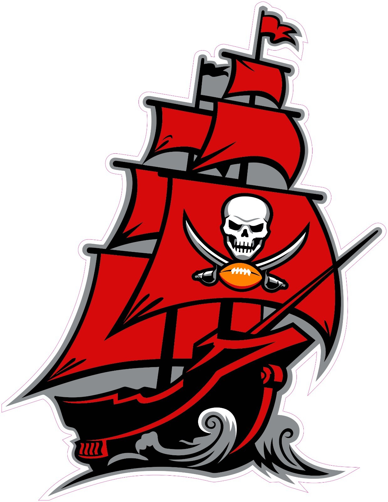 Tampa Bay Buccaneers Football Vinyl Decal Sticker Car Truck Bumper Tumbler Mug