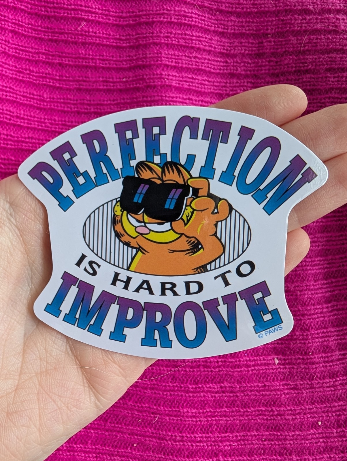 STICKER, Garfield, Sassy cat, Odis, Cartoon