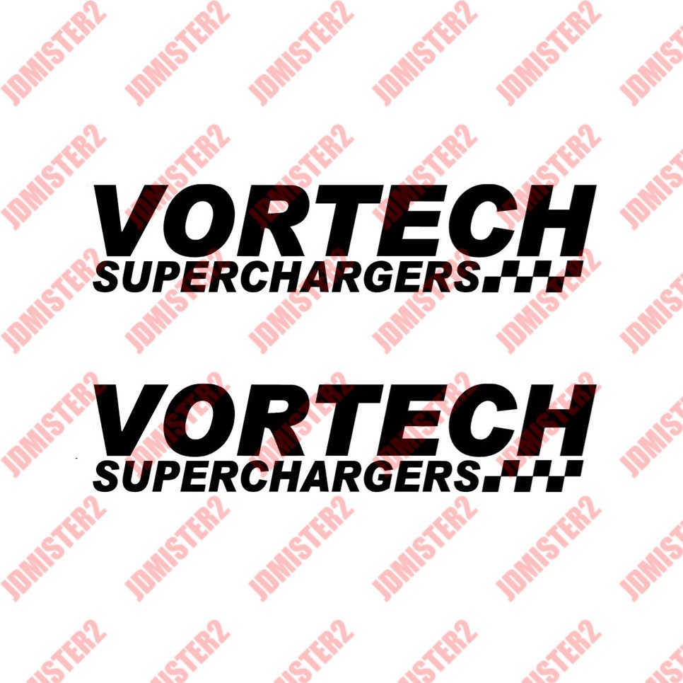 VORTECH Superchargers Decal Vortech Die Cut Vinyl Sticker – Any Size Any Color