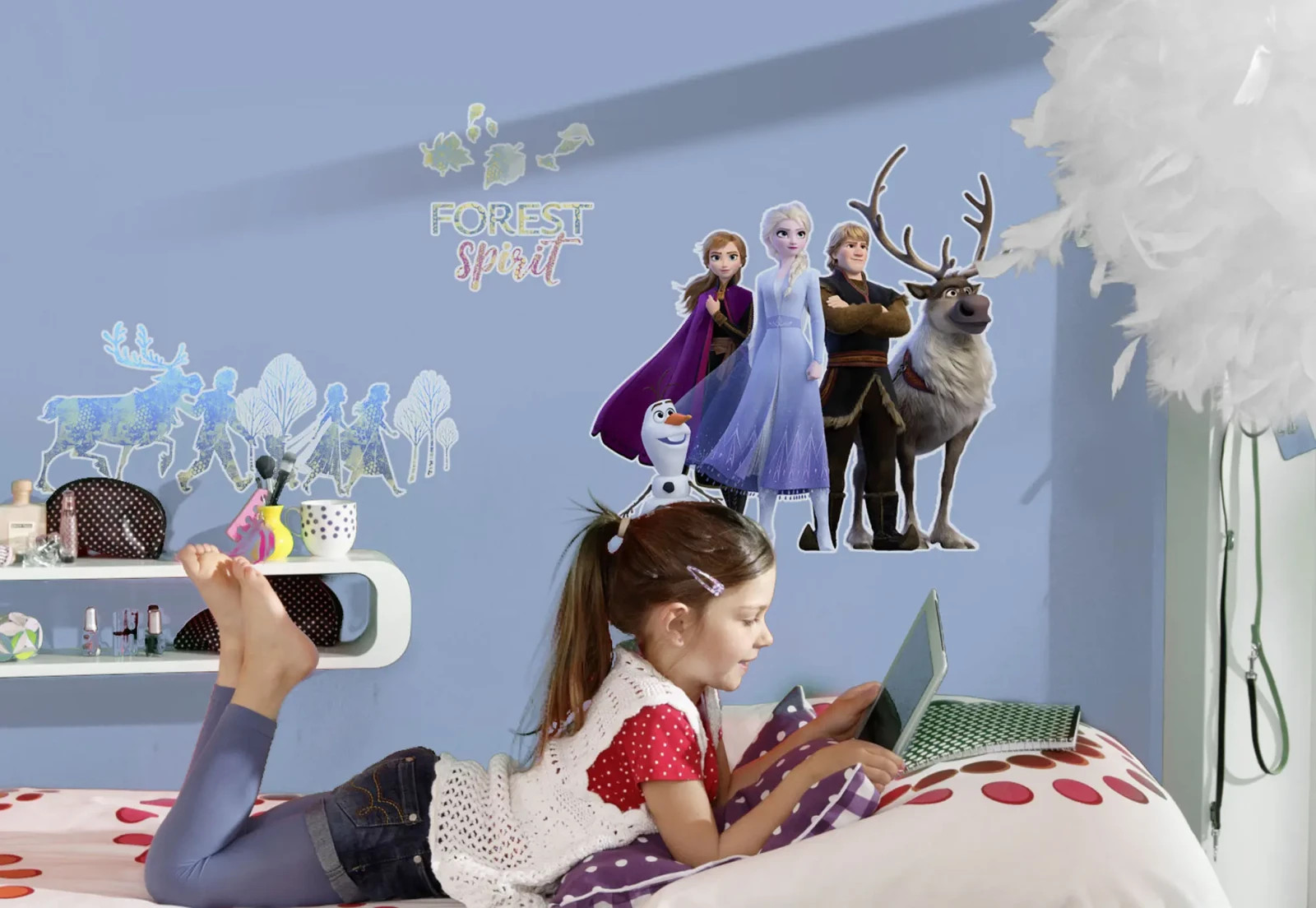 Disney Frozen Wall STICKERS furniture decals set 50x70cm Elsa Anna Olaf kids