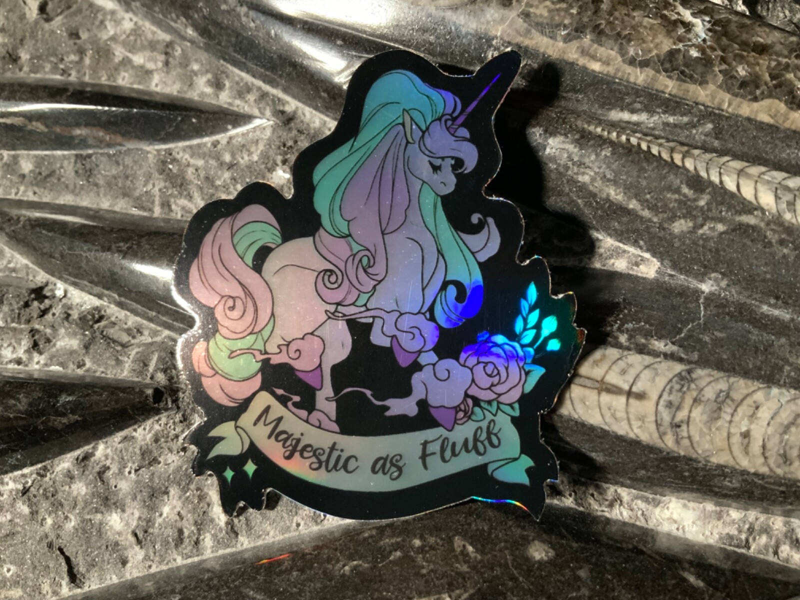 Galarian Rapidash Vinyl Sticker 3” Pokémon Holographic My Little Pony Horse Go