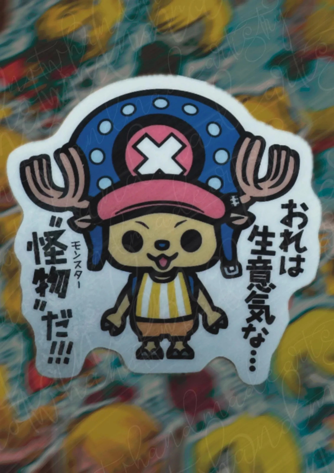 One Piece Chopper Doctor Reindeer Weatherproof Stickers