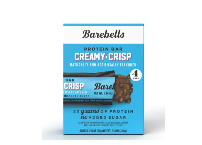 Barebells Protein Bars, Creamy Crisp, 20g High Protein, 1.9oz, 4 Counts.