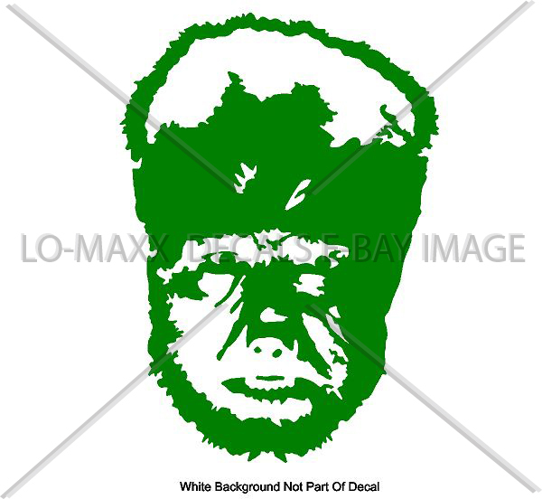 Wolfman Monster Art Spooky Cool Scary Movie Horror Classic Die Cut Vinyl Decal