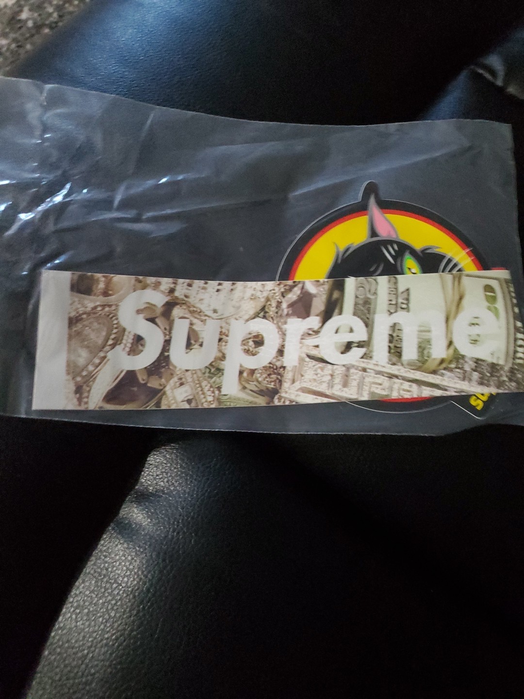 Supreme Bogo, Black Cat, Money Bling Bogo Sealed Sticker Pack SS20