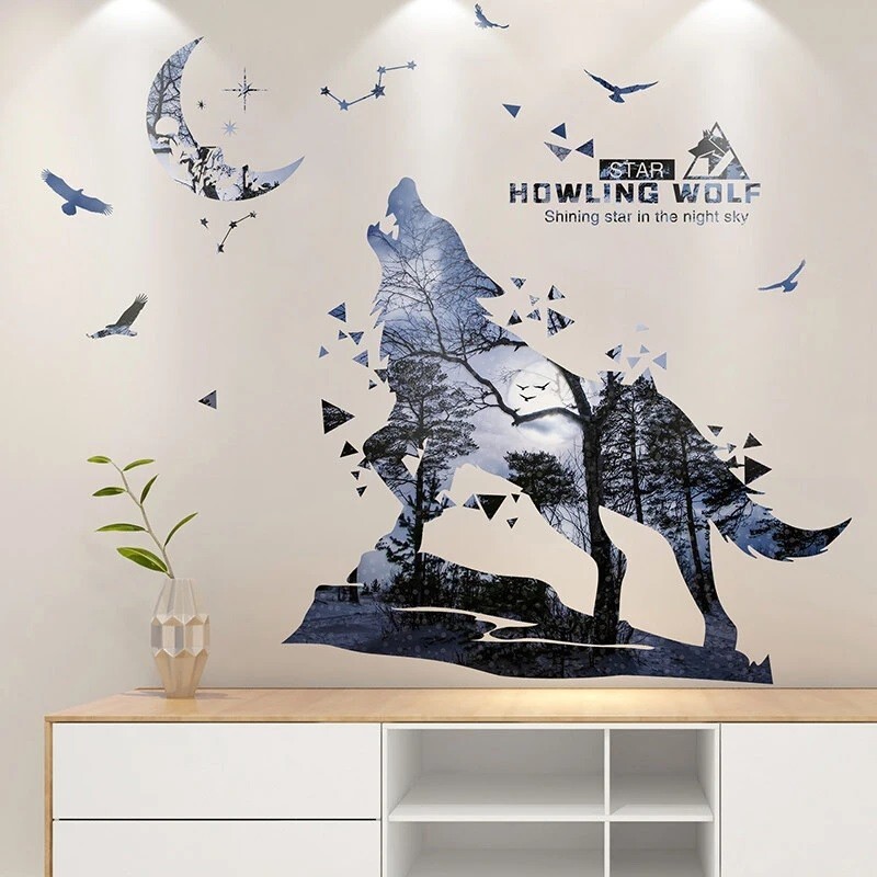 Wall Stickers Animal Birds Tree Decal Vinyl Mural Arts Kids Bedroom Home Decor