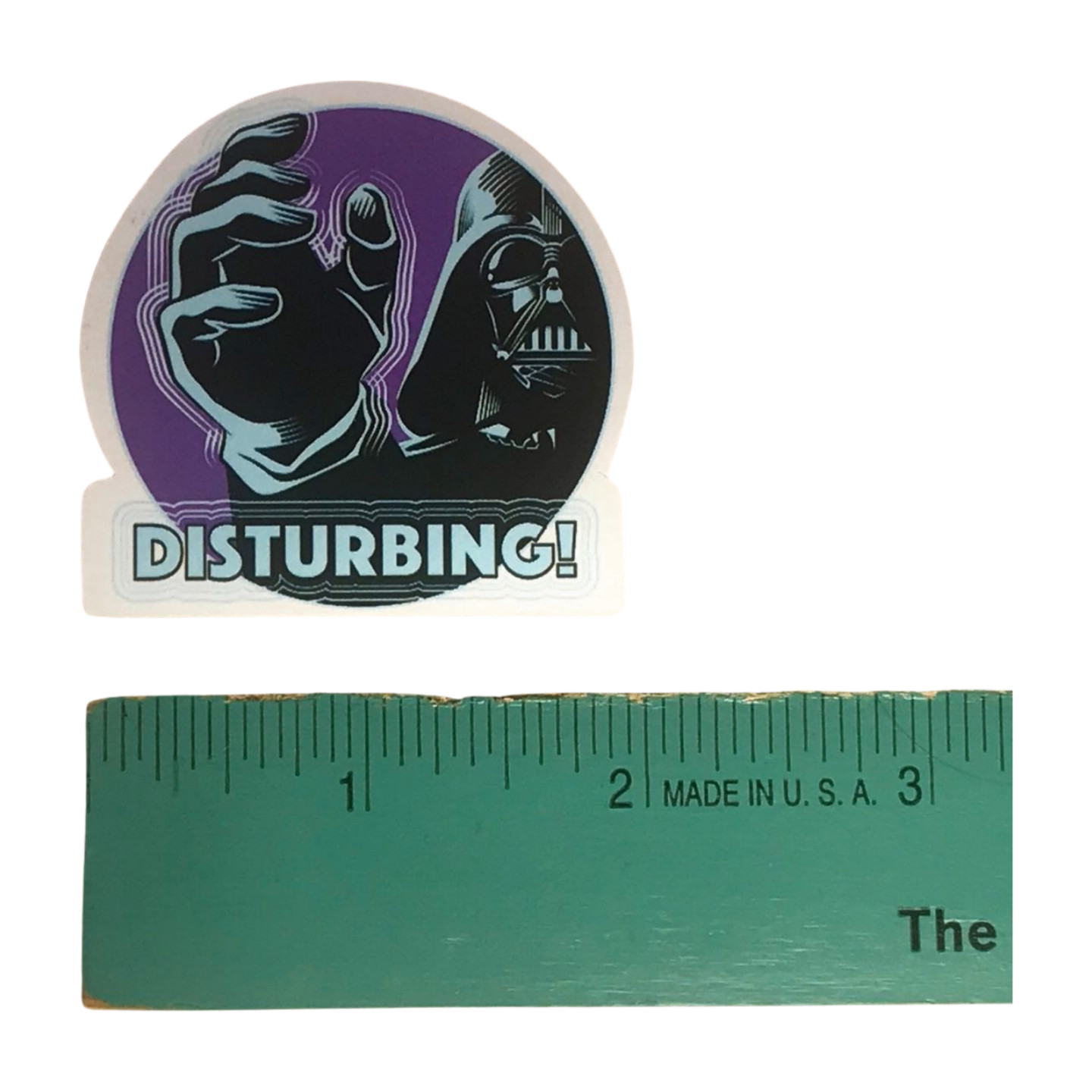 Darth Vader 'Disturbing!' Sticker