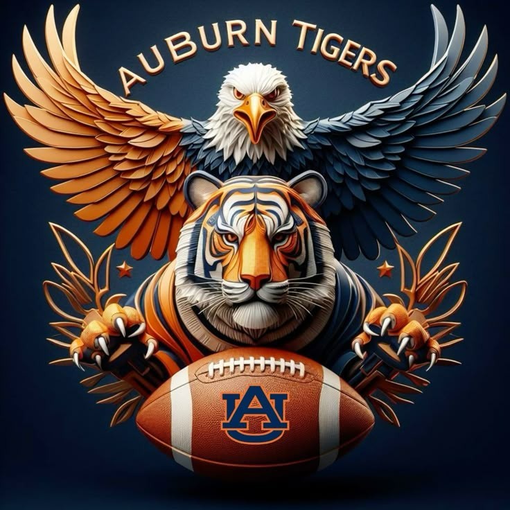 Auburn Tigers Sticker Decal Laptop Wall Mirror Tumblr Locker
