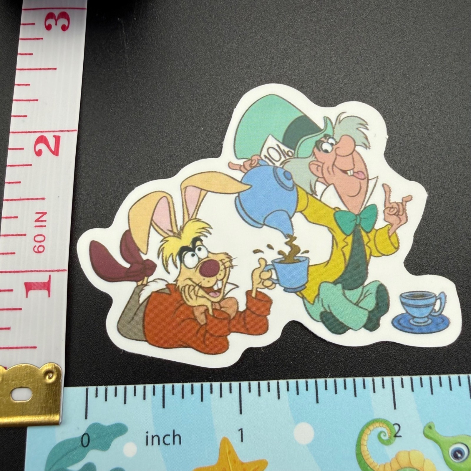 3 Stickers Disney Alice in Wonderland Vinyl Decal Laptop Phone Bottle Scrapbook