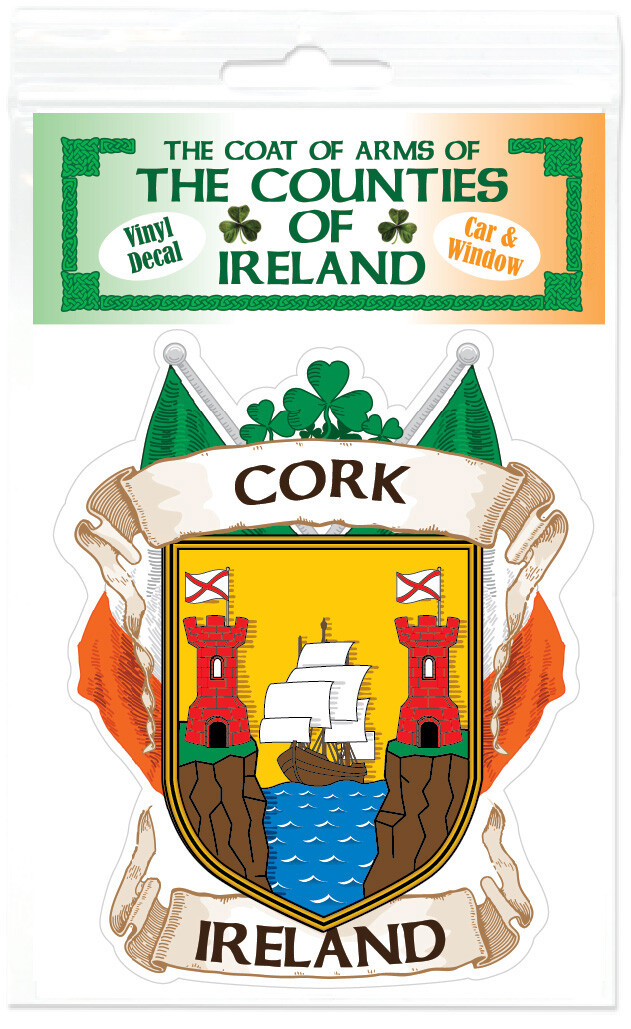 County Cork Ireland Irish Decal Sticker