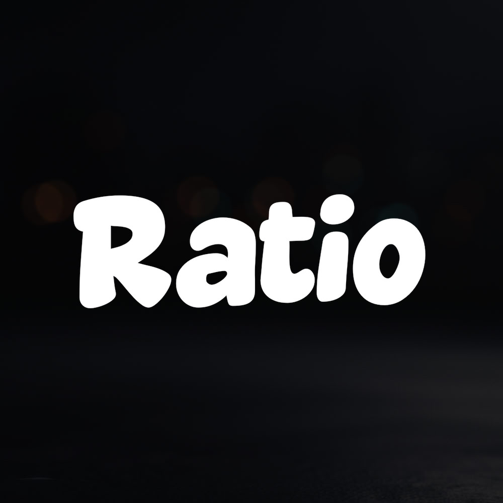 8in Vinyl Decal Sticker – "Ratio"