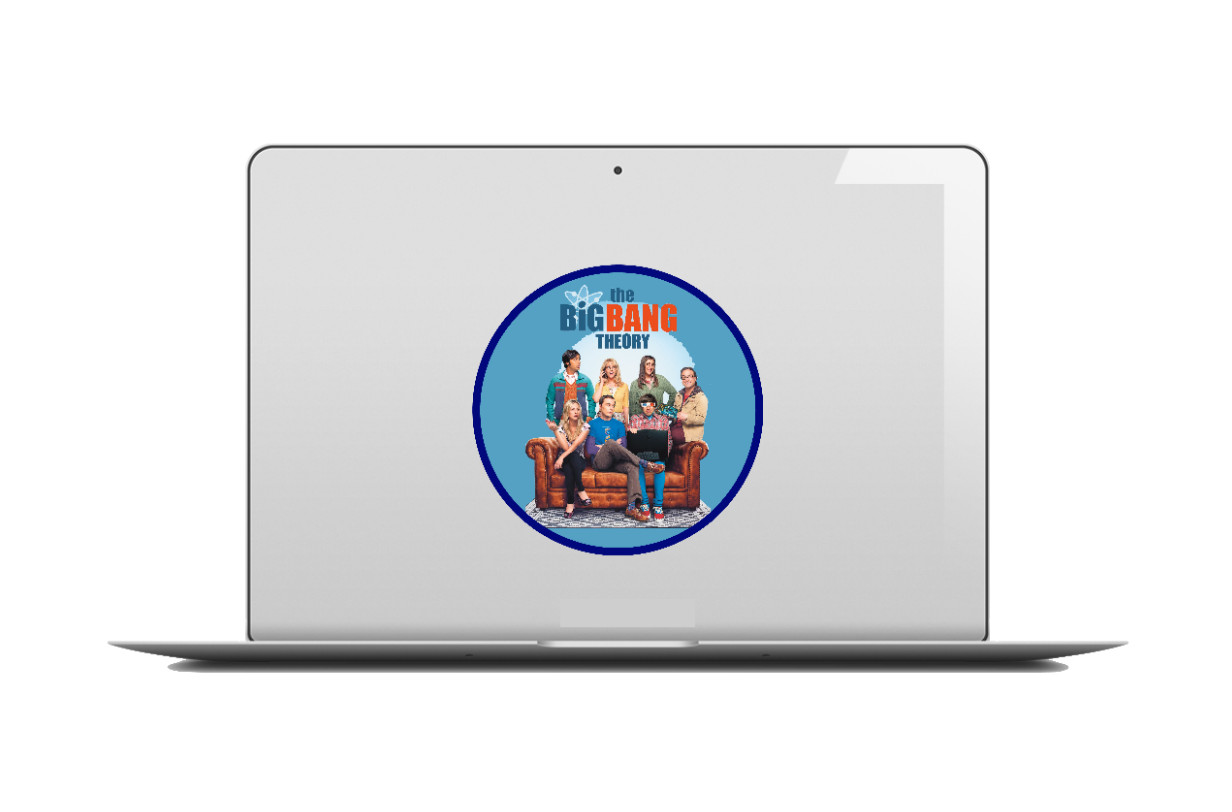 Big Bang Theory – 4" Vinyl Decal Handcrafted Laptop Decor Vehicle Cooler Tumbler