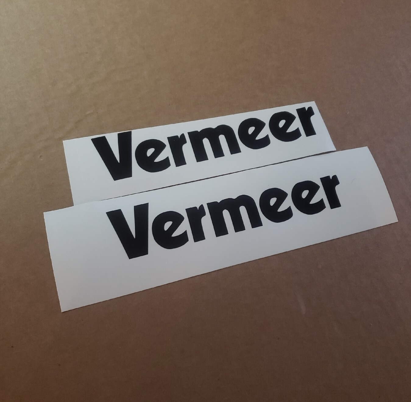 Vermeer Decals Sticker Gloss Black or white Wood Chipper Equipment Loader 5"-36"