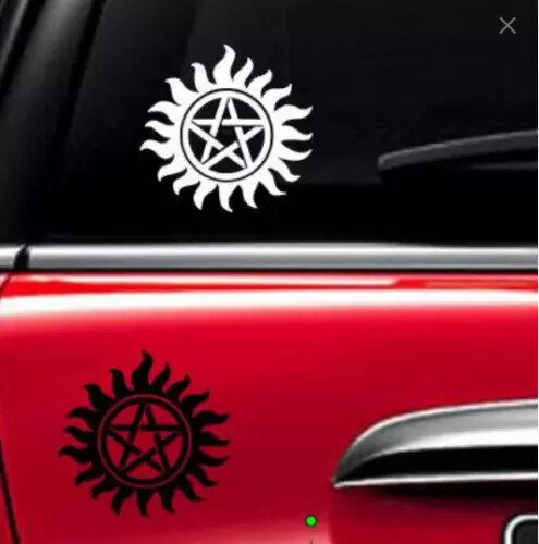 Supernatural Sticker Vinyl Decal 12" X 12"