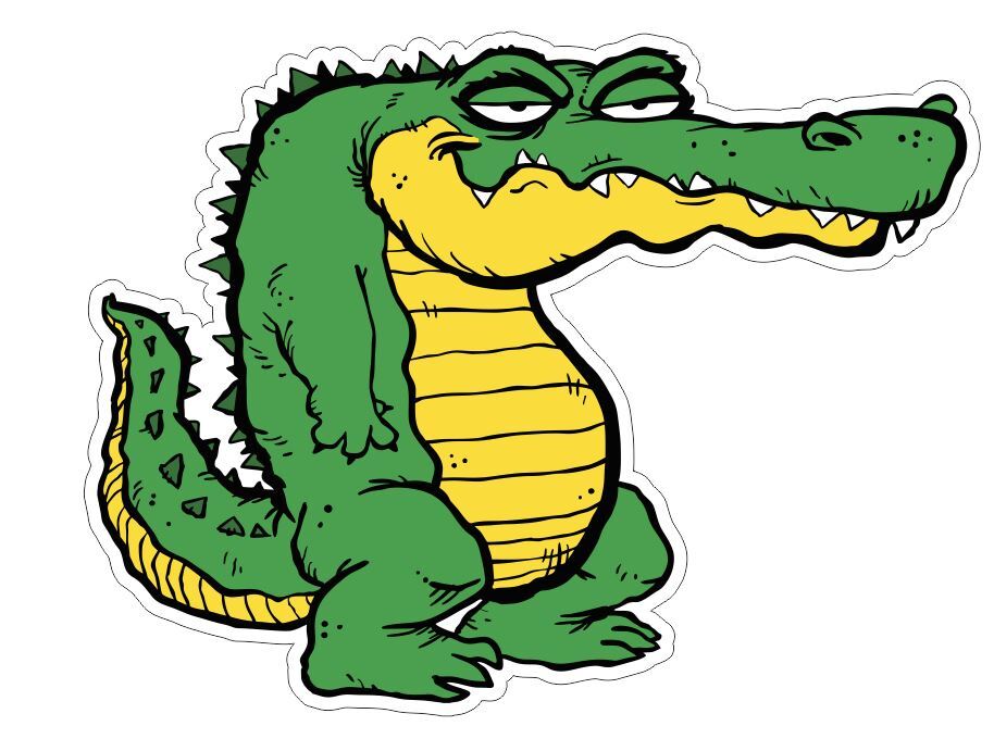Alligator Gator Crocodile Croc Sticker Stickers A223