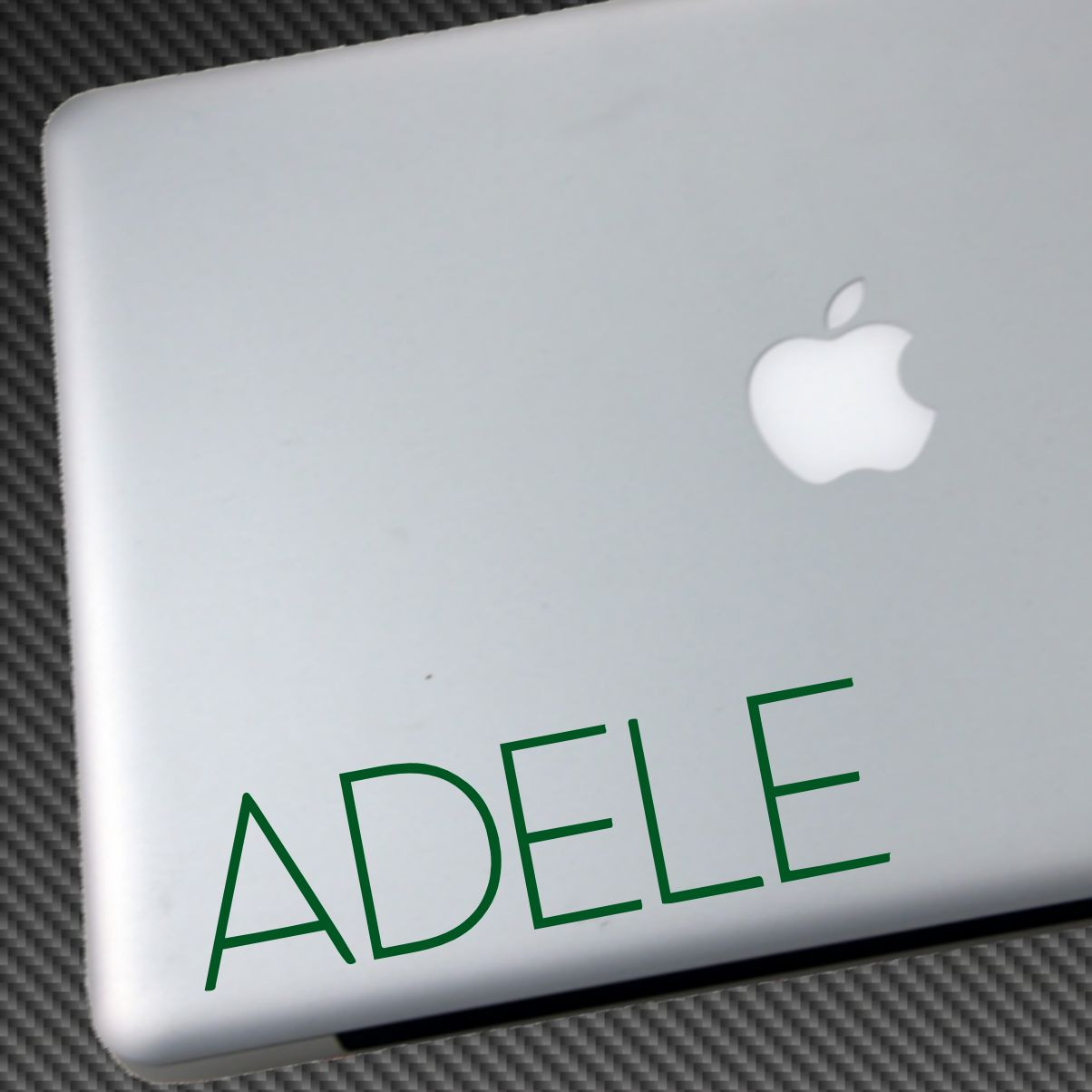 (2) Adele VINYL STICKER CAR DECAL 19 21 rolling in the deep poster wall art