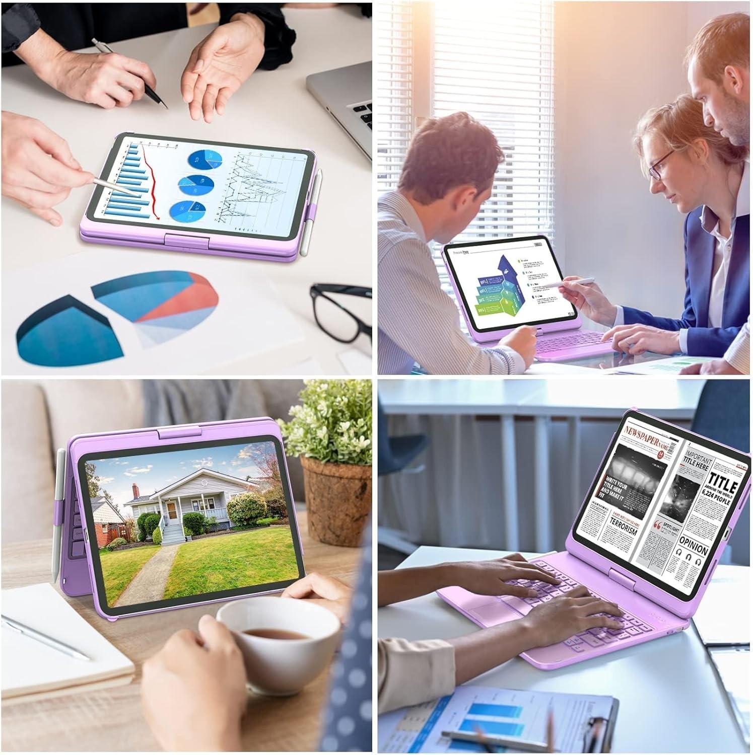 Touch Keyboard Case for iPad (A16) 11th Generation 11 inch 2025&10th Gen 10.9…