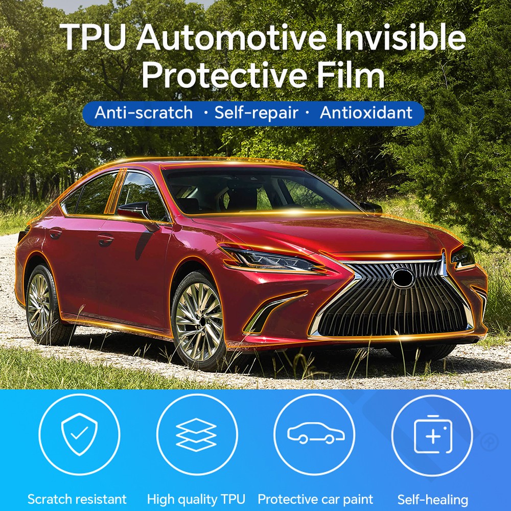 For Lexus ES 2019-2023 PreCut TPU PPF Paint Protection Film Gloss Clear Bra Kit