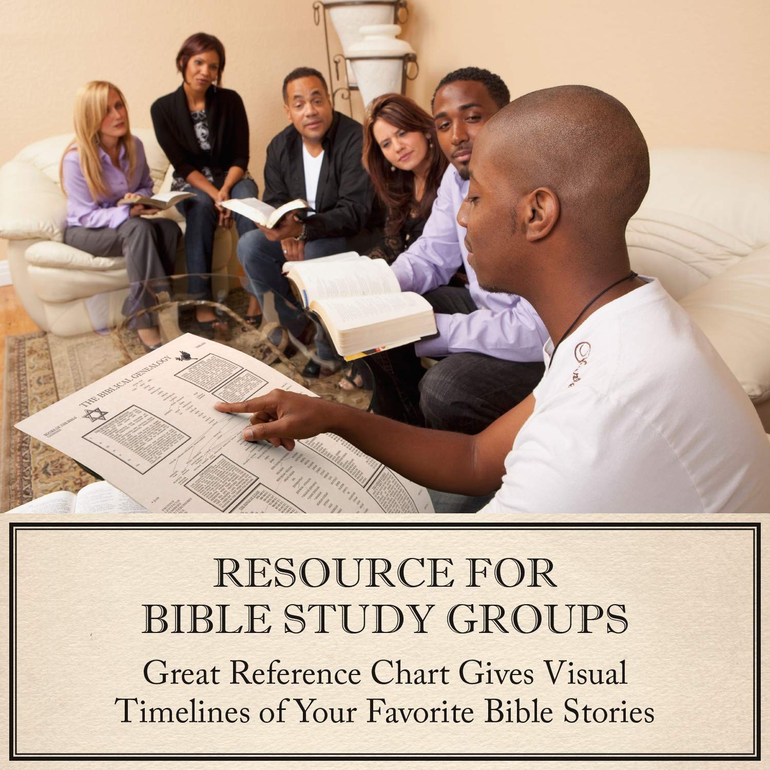 Shannon Roddy The Biblical Genealogy Chart, Family Tree from Adam to Jesus, B…