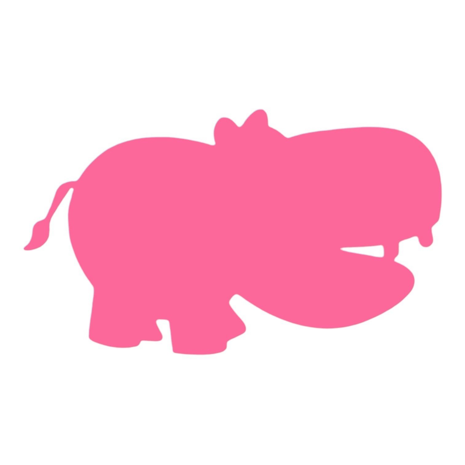 Baby hippo Decal for car Windows Laptops most Smooth Surfaces