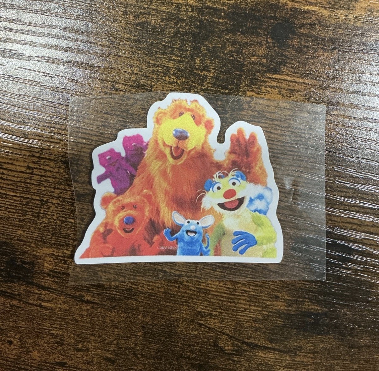 Bear in the Big Blue House die cut vinyl sticker