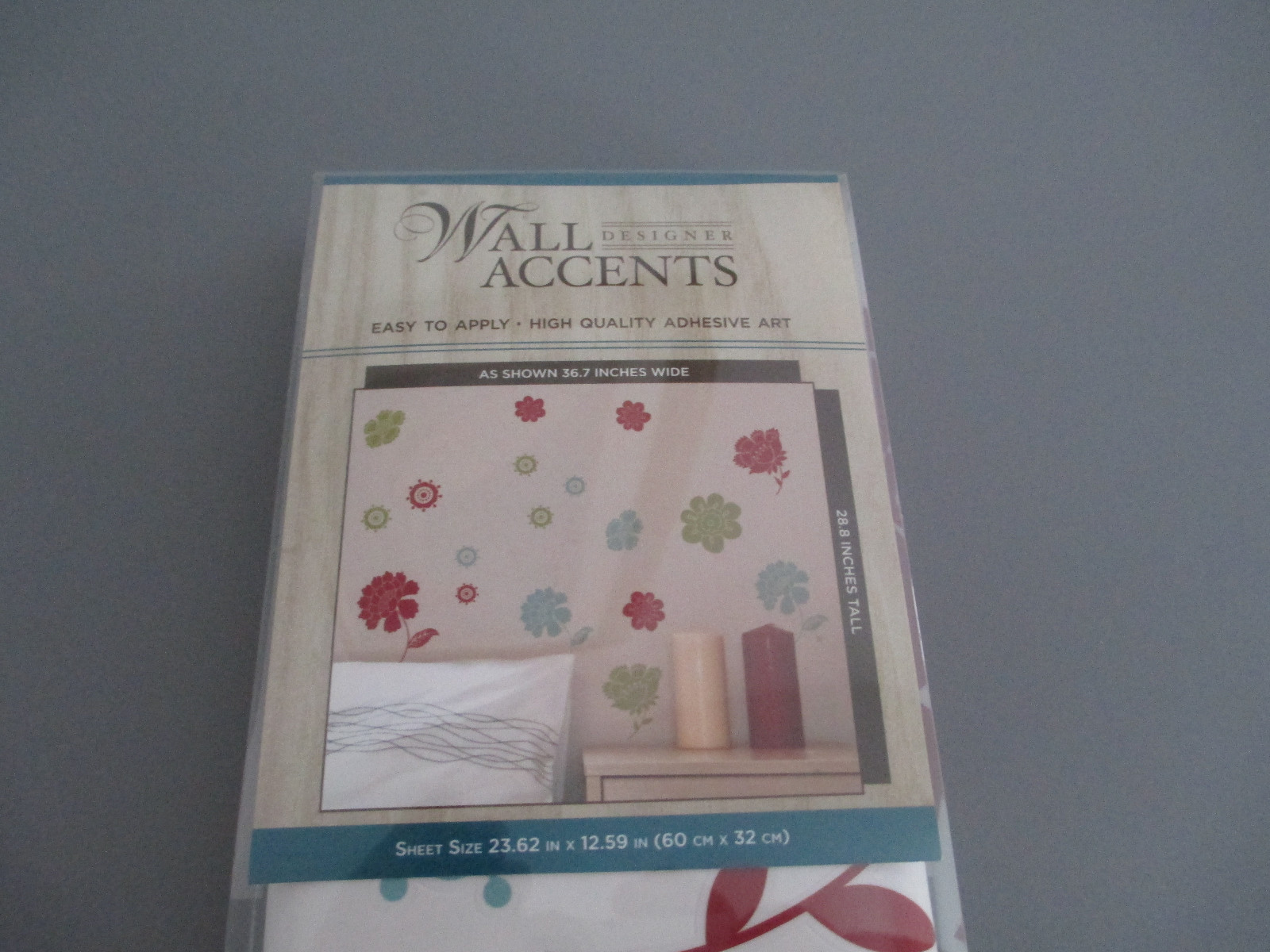 Wall Designer Accents Stickers Repositioned FLORAL DOODLE Any Room Wall Art