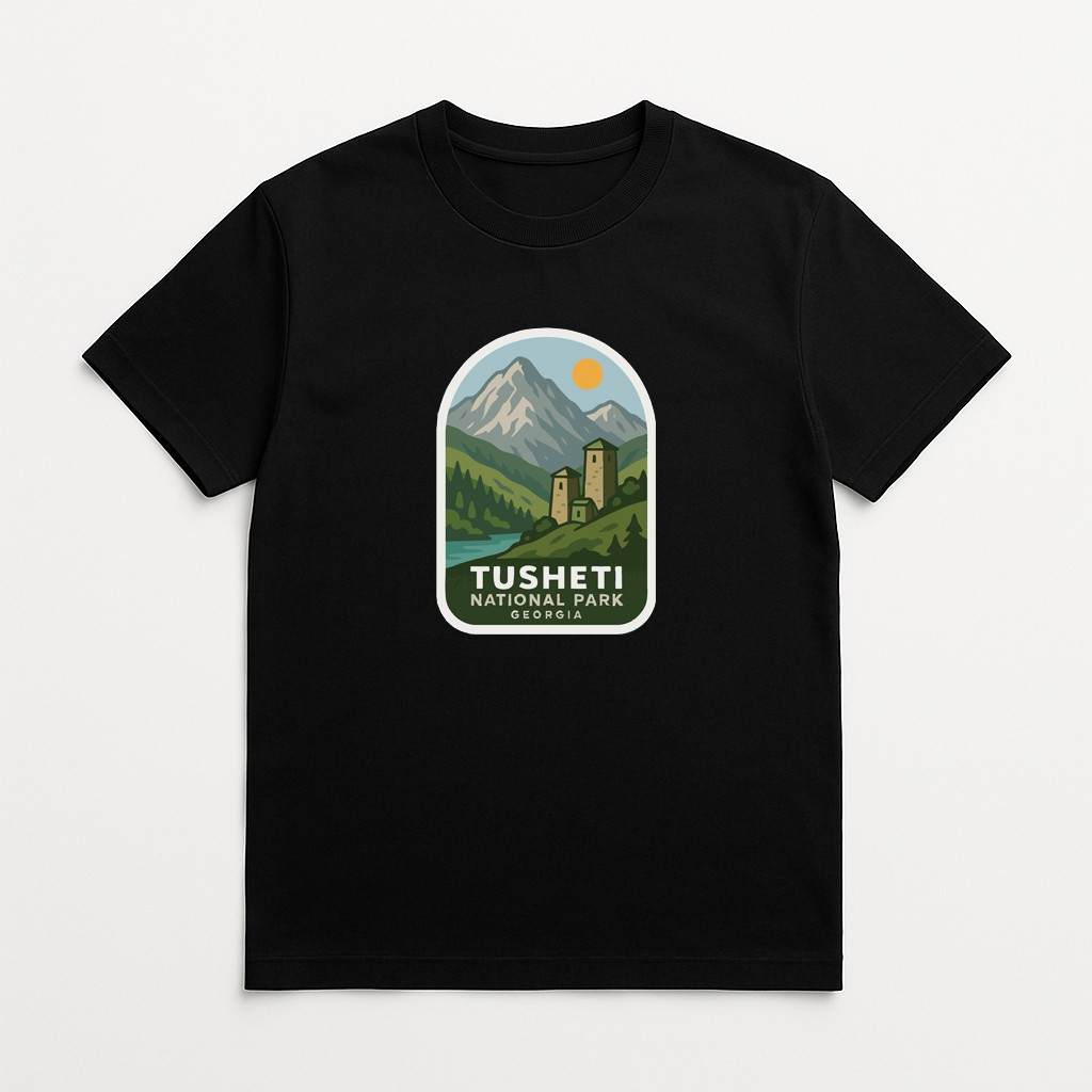 Tusheti Georgia Iron On Heat Transfer Vinyl HTV Die-Cut World National Parks