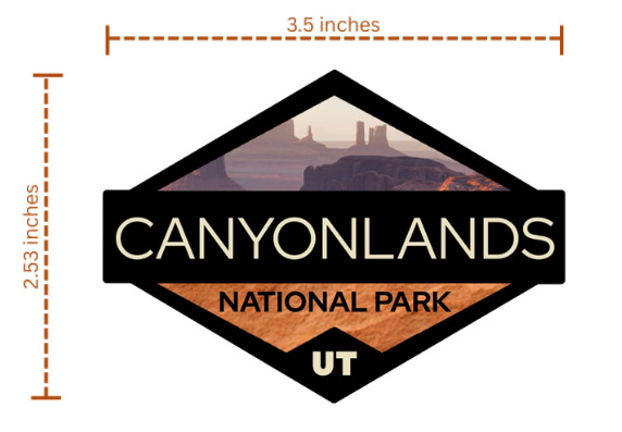 Utah National Parks – The 'Mighty Five' – Vinyl Sticker 5-Pack