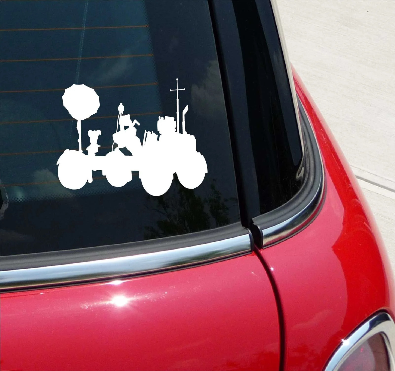 LUNAR ROVER SPACE NASA MOON GRAPHIC DECAL STICKER ART CAR WALL DECOR