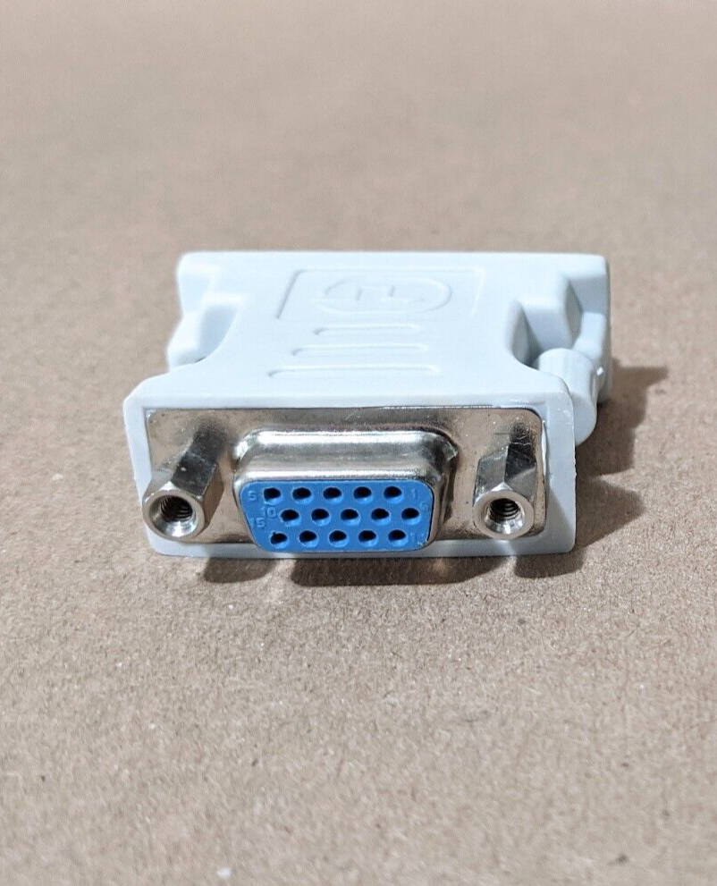 2Pack: NEW Dell 0J461 DVI-A Single Link Male to PC VGA DSUB Female Video Adapter