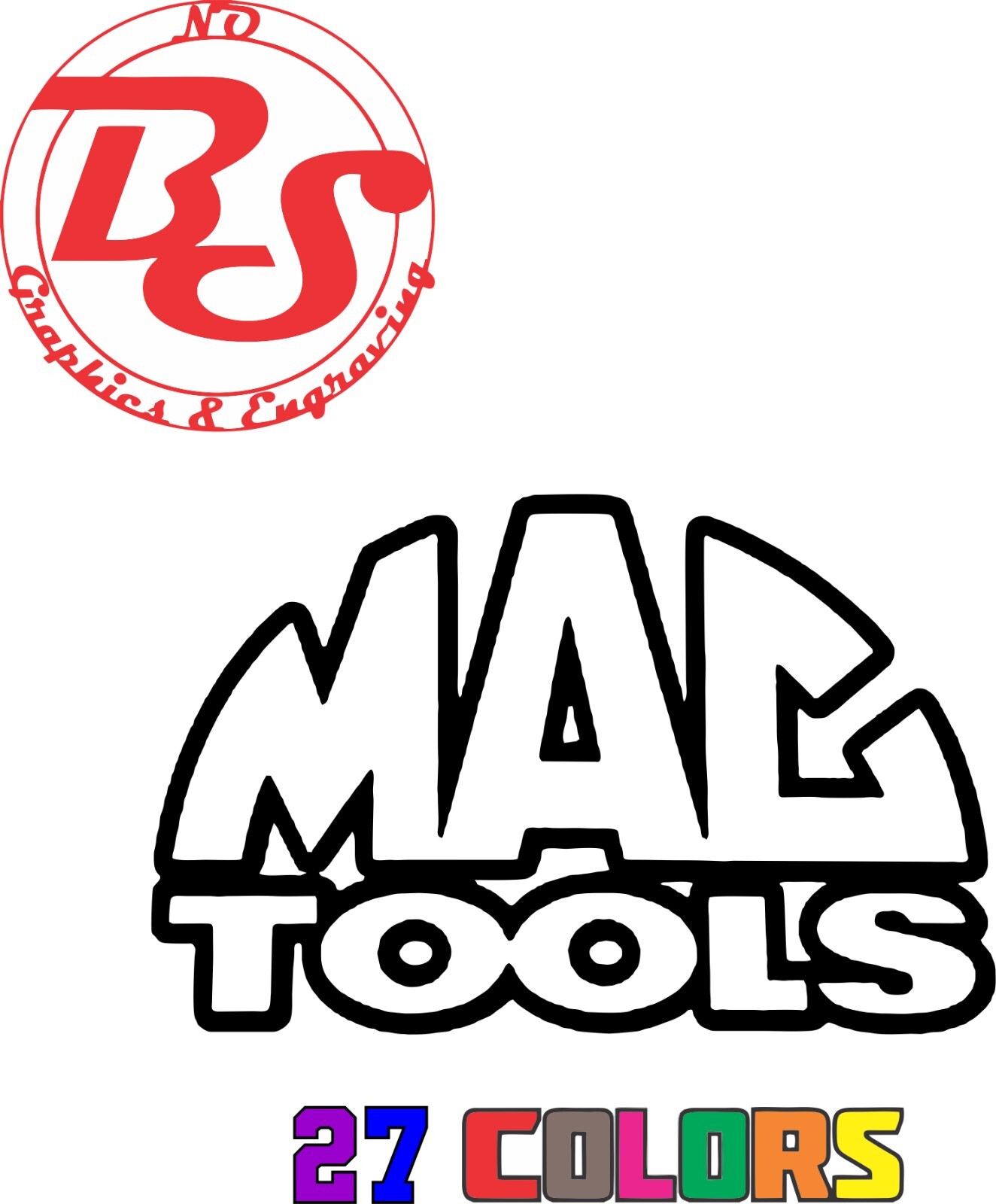 XL – Mac Tools Vinyl Decal Mechanic Tool Toolbox Garage Men Beer Sticker noBS