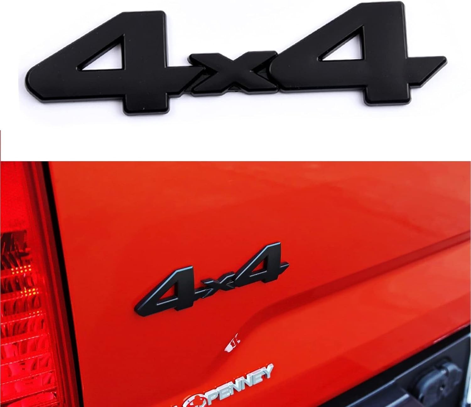 Durable Waterproof 4×4 Metal Emblem – Easy Install Decal for SUVs and Trucks