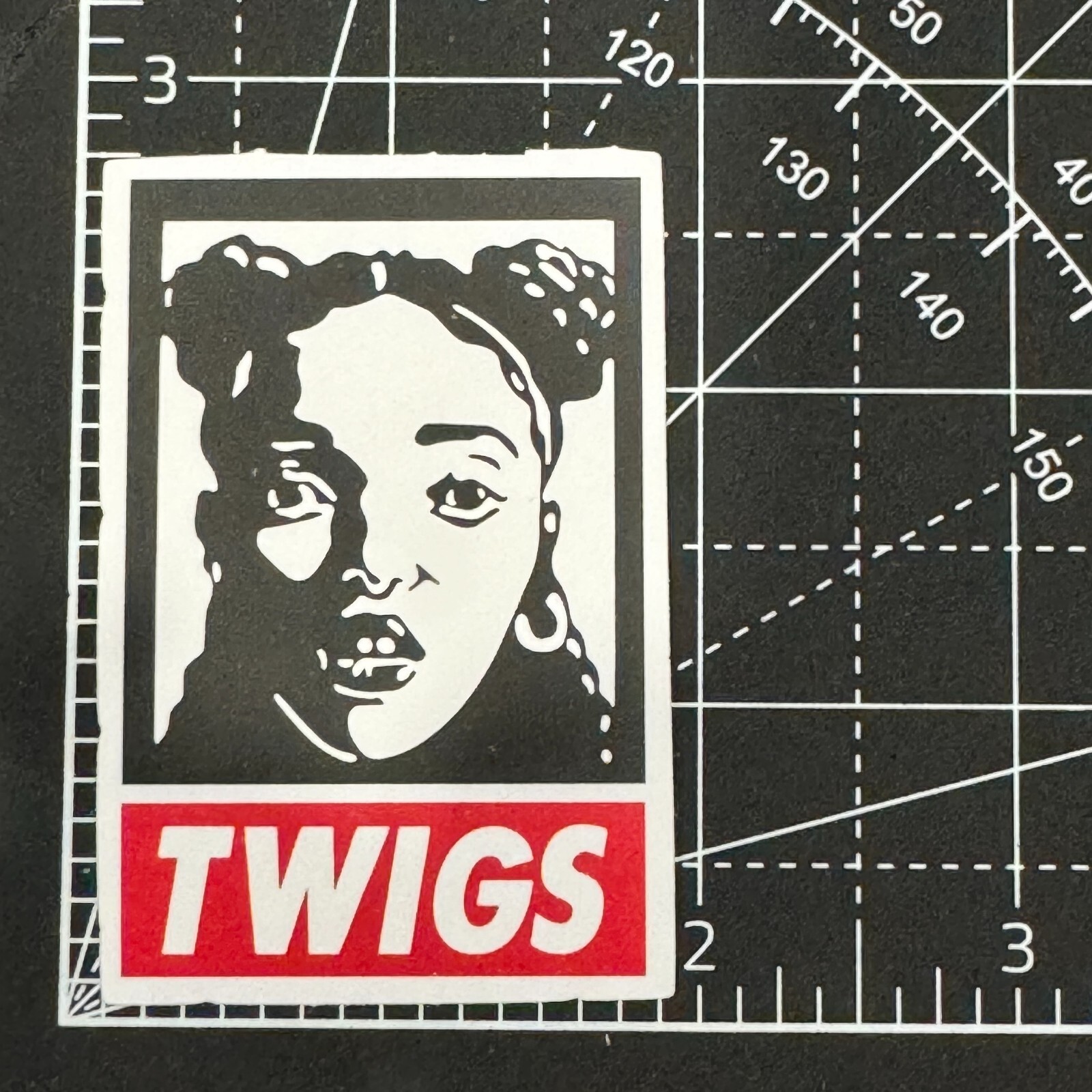 TWIGS FKA Brittish Singer Song Writer Logo Vinyl Decal Sticker Bomb Dancer