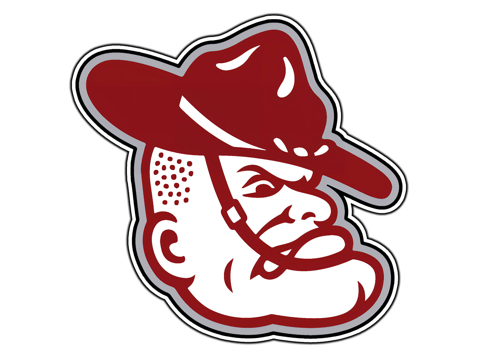 #428 Texas A&M Aggies Mascot Logo #1 Waterproof Vinyl Sticker Decal Die-Cut