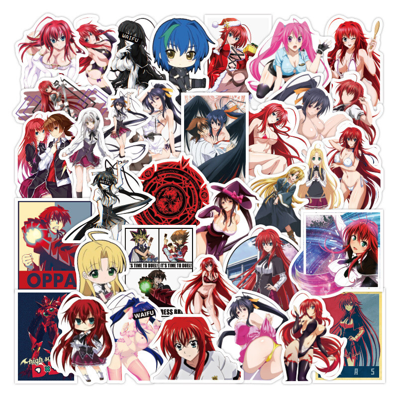 100Pcs High School D×D Sticker for Adults Teens Girls Scrapbooking Water Bottles