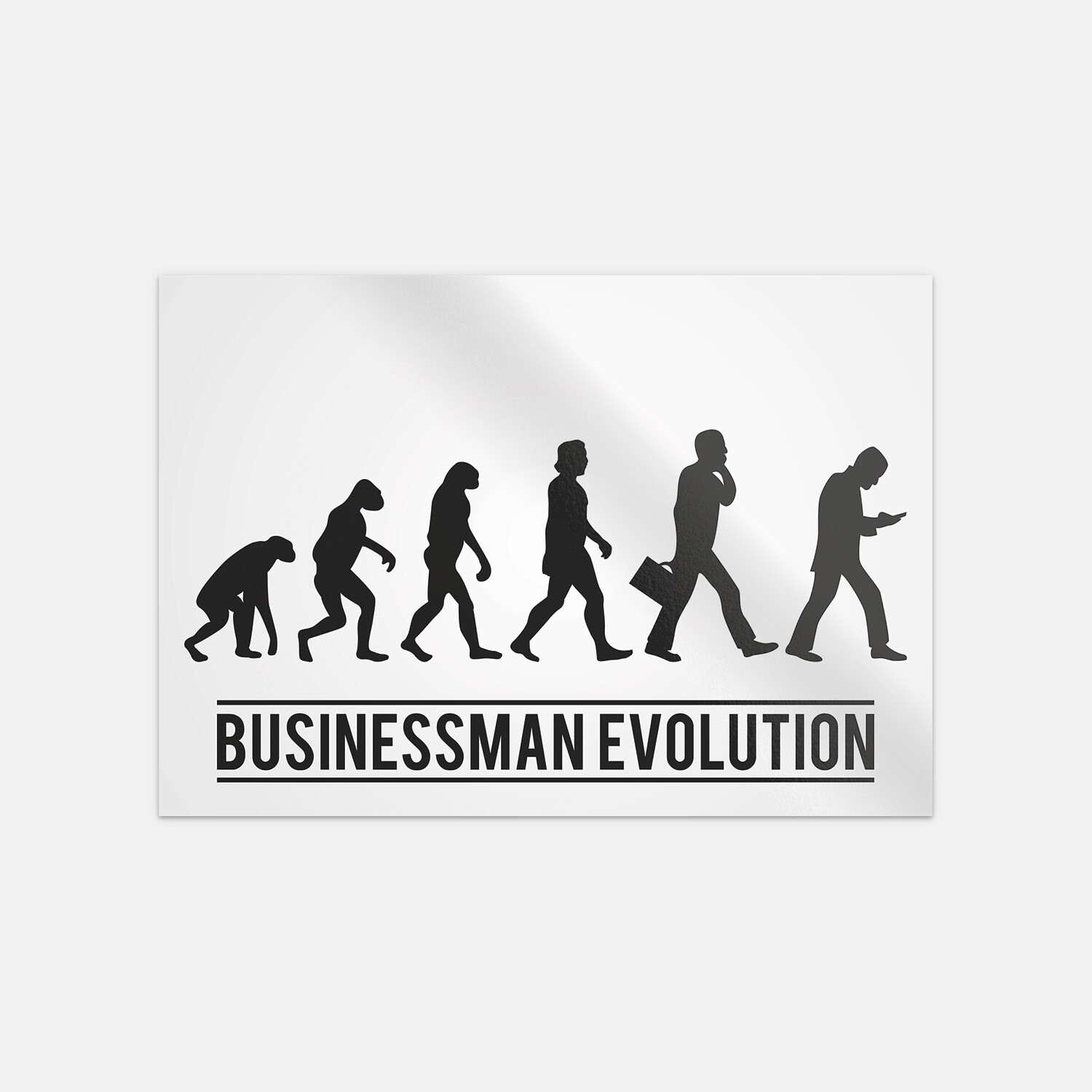 Businessman Evolution Vinyl Sticker Decal