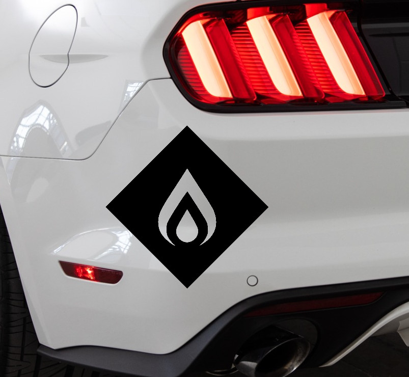 Solar Class Destiny Guardian Indoor/Outdoor Vinyl Decal Matte Black/White