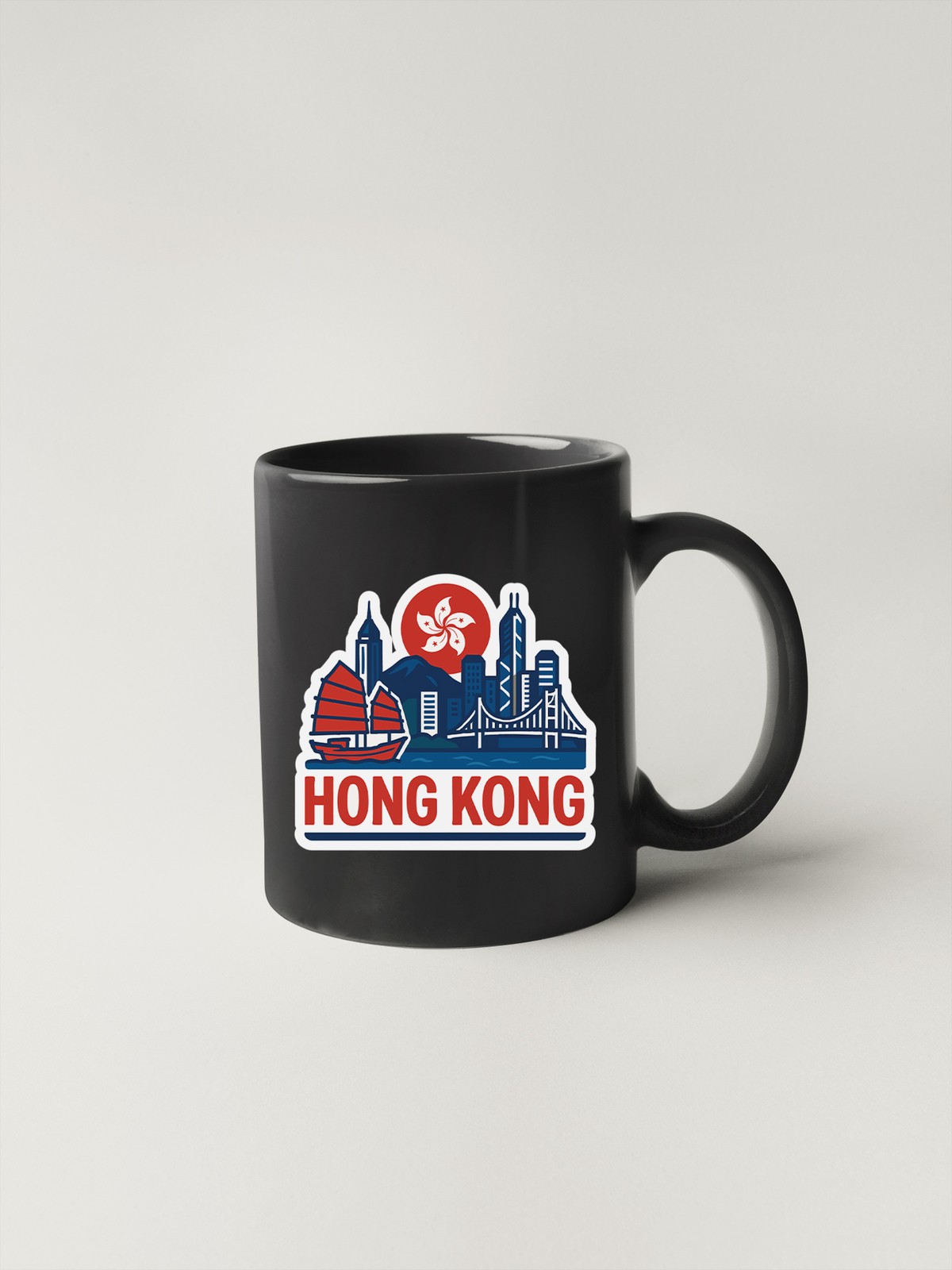 Hong Kong Sticker Decal Vinyl Die-Cut City Skyline Landmark Design