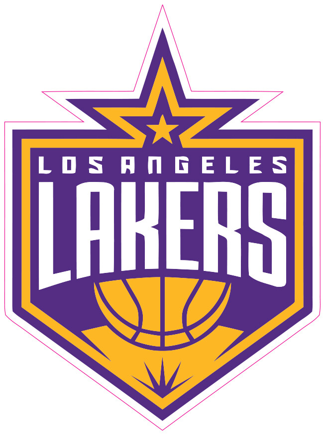 Los Angeles Lakers Basketball Vinyl Decal Sticker Car Truck Bumper Tumbler Mug