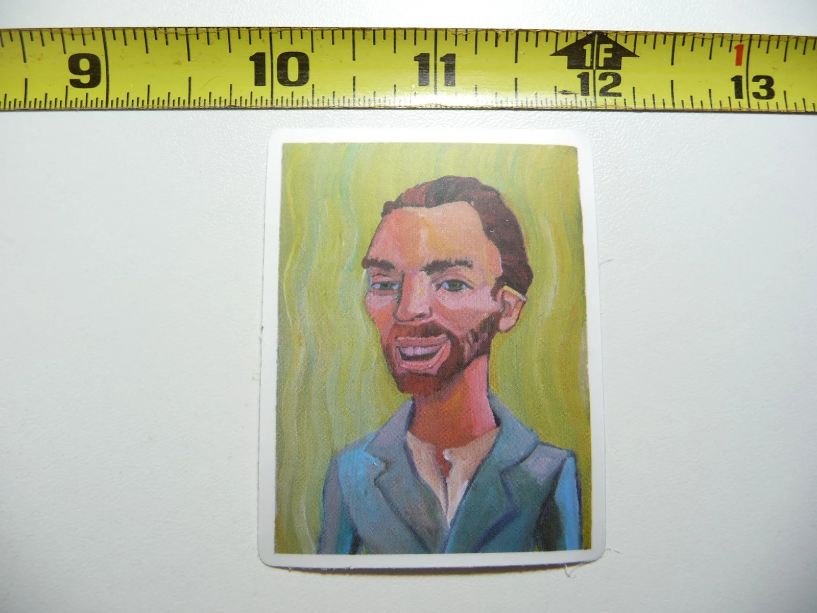 VINCENT VAN GOGH HAPPY PORTRAIT SMALL STICKER DECAL CLASSIC ARTIST PAINTER