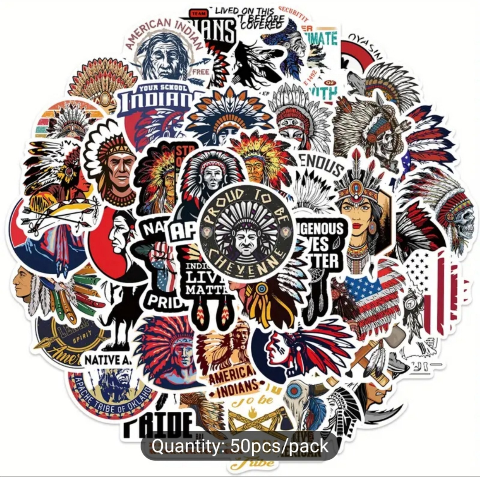 10 PCS Mini Native American Native Indigenous Pride Stickers BRAND NEW
