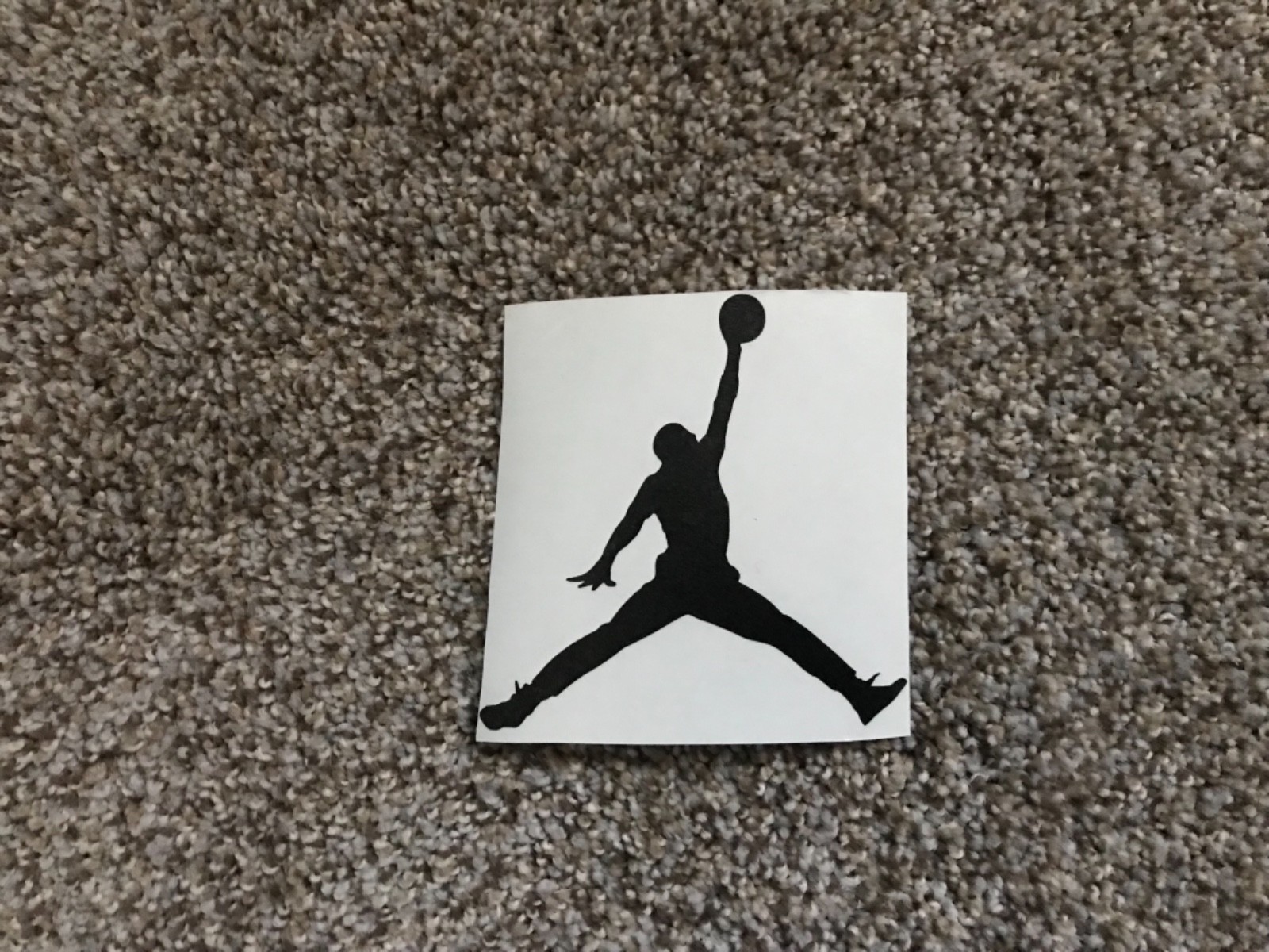 Michael Air Jordan Decal. High Quality Black Decal