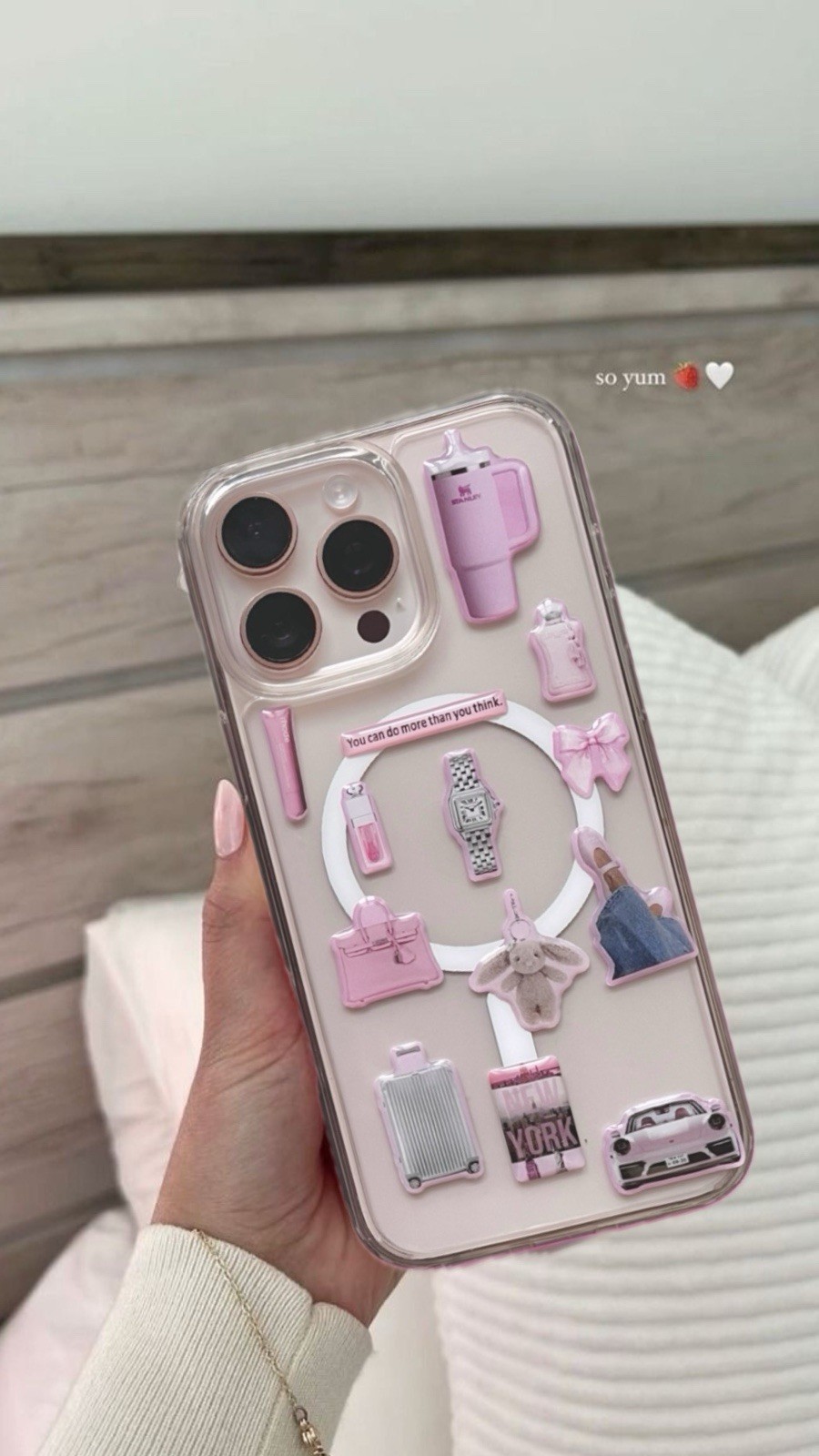 3DPink Aesthetic Vinyl Stickers for Phone & Laptop | Waterproof Decals for Bottl