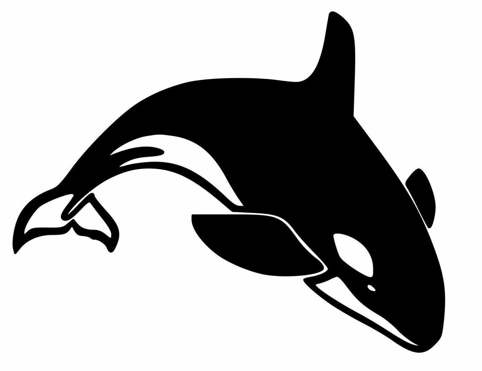 Orca Whale Vinyl Die Cut Car Decal Sticker