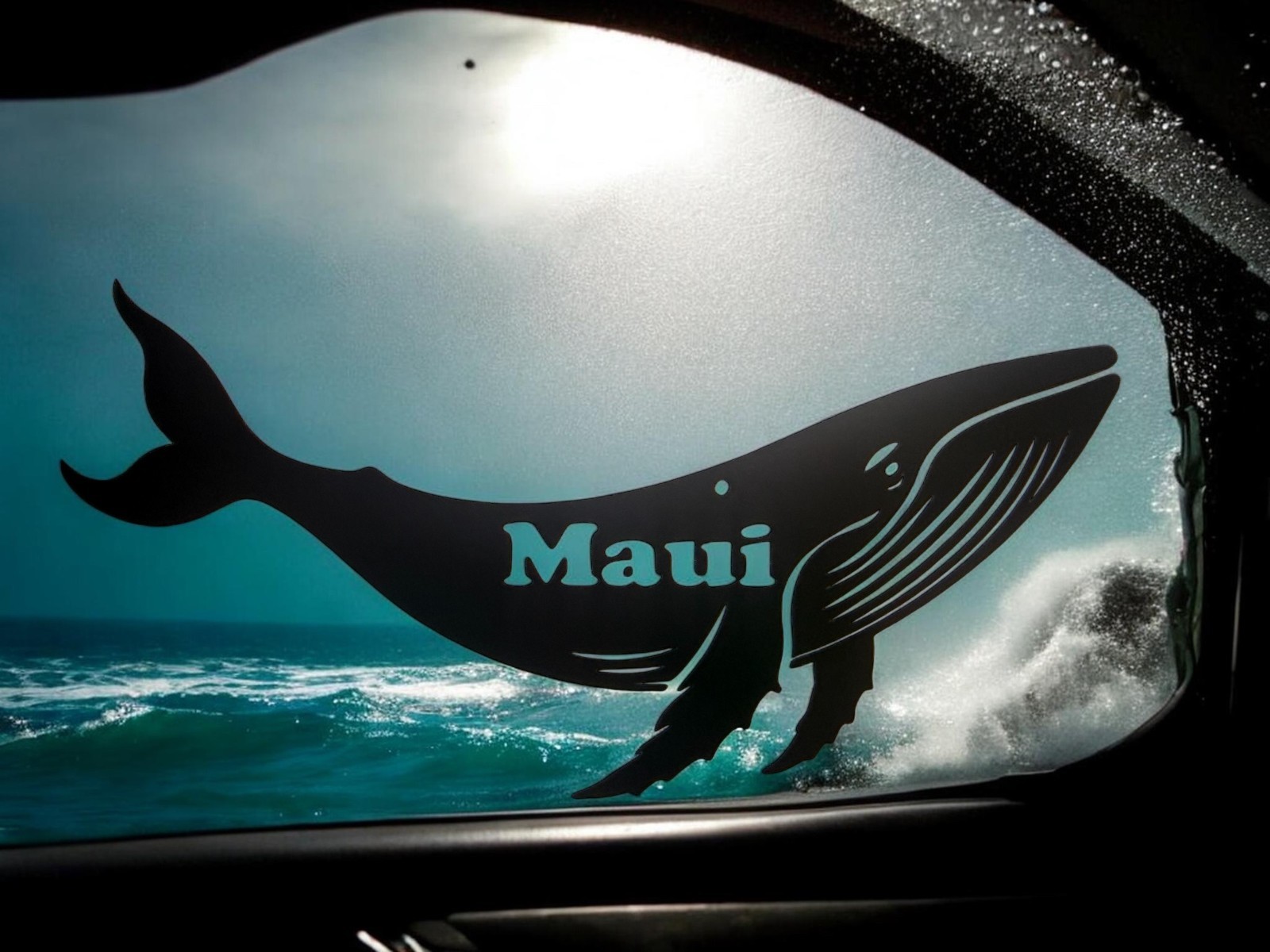 Humpback Whale Maui Decal for car Windows Laptops most Smooth Surfaces