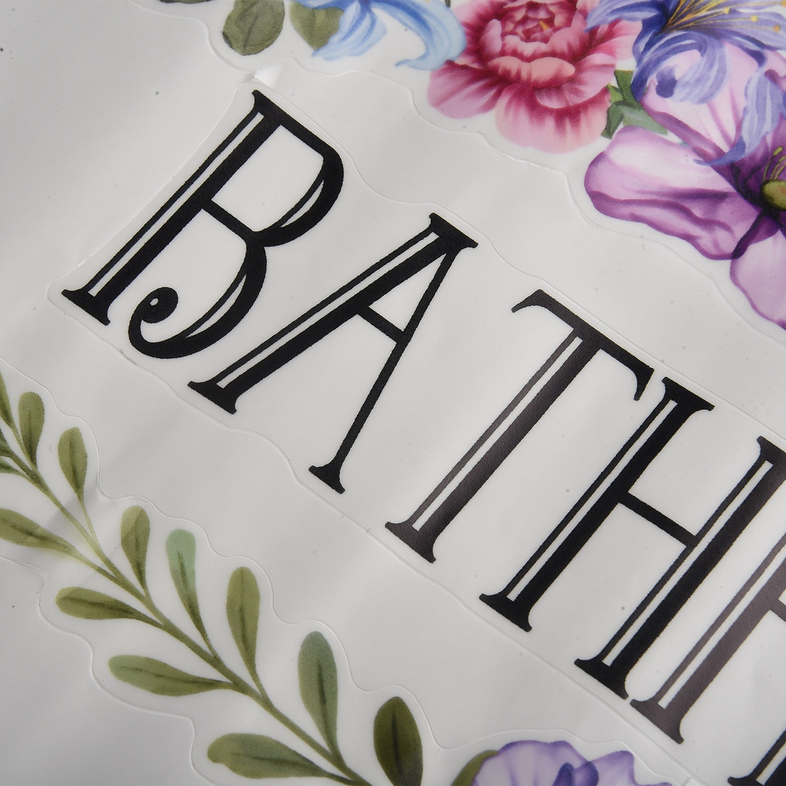 Waterproof Vinyl Wall Sticker Bathroom Door Sign Easy Application Removable